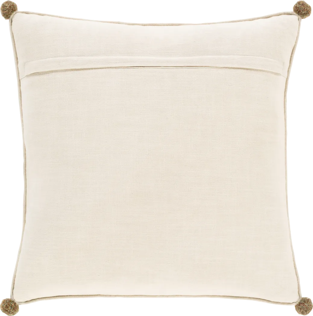 Kids Rainbow Tess Ivory Accent Pillow - Thumbnail - Image 2