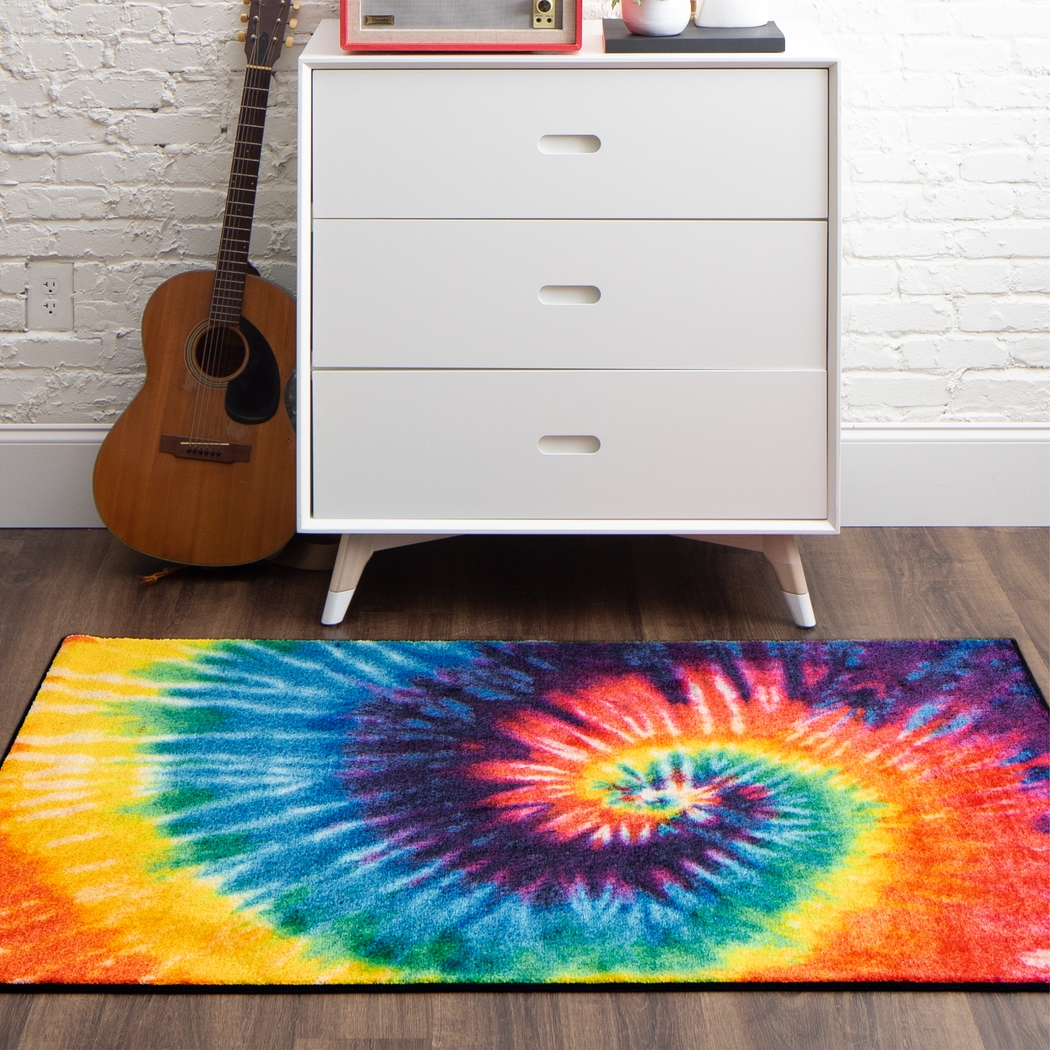 Kids Rainbow Wave Orange 8' x 10' Rug - Thumbnail - Image 13