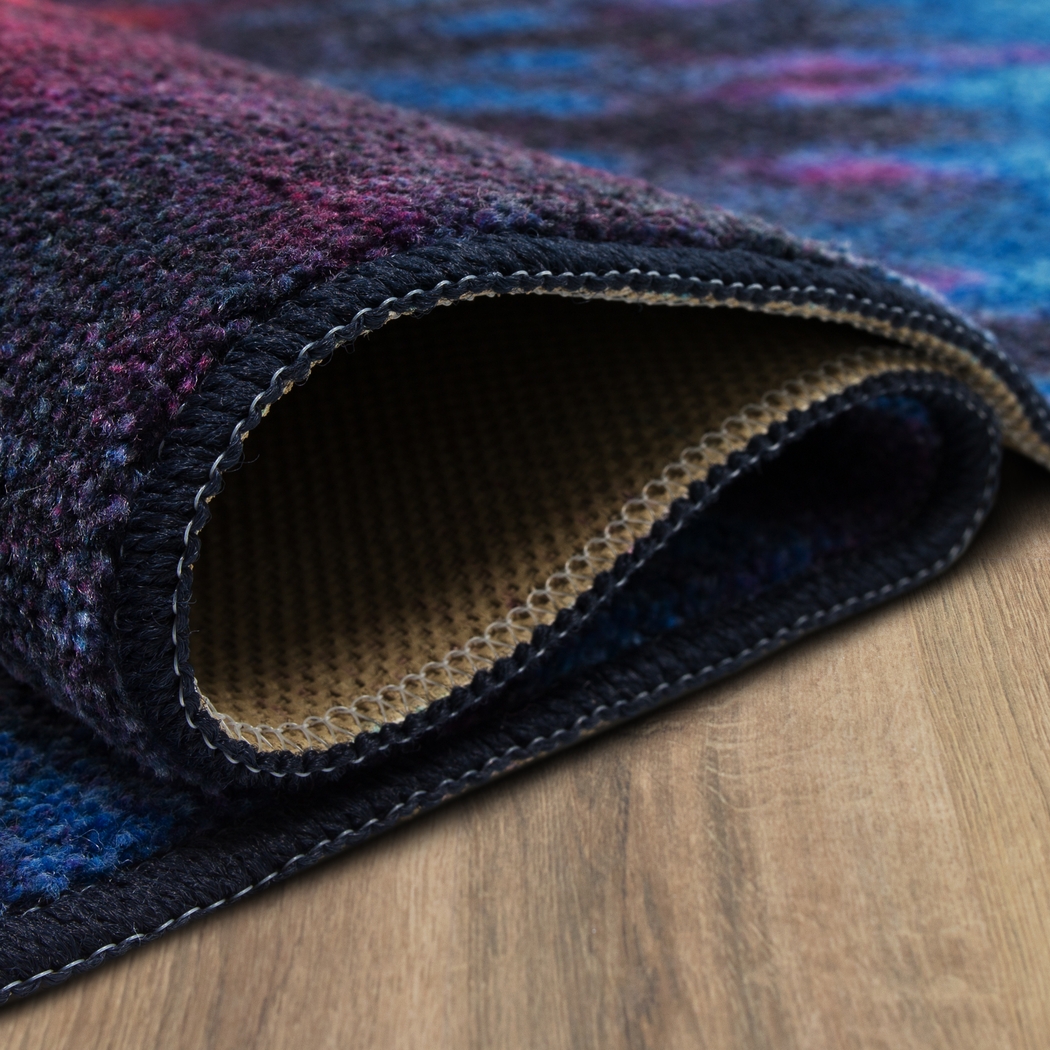 Kids Rainbow Wave Orange 8' x 10' Rug - Thumbnail - Image 5