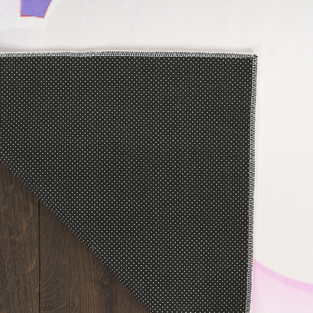 Kids Rainbow Whimsy Multi 6'6 x 9'2 Rug - Thumbnail - Image 4