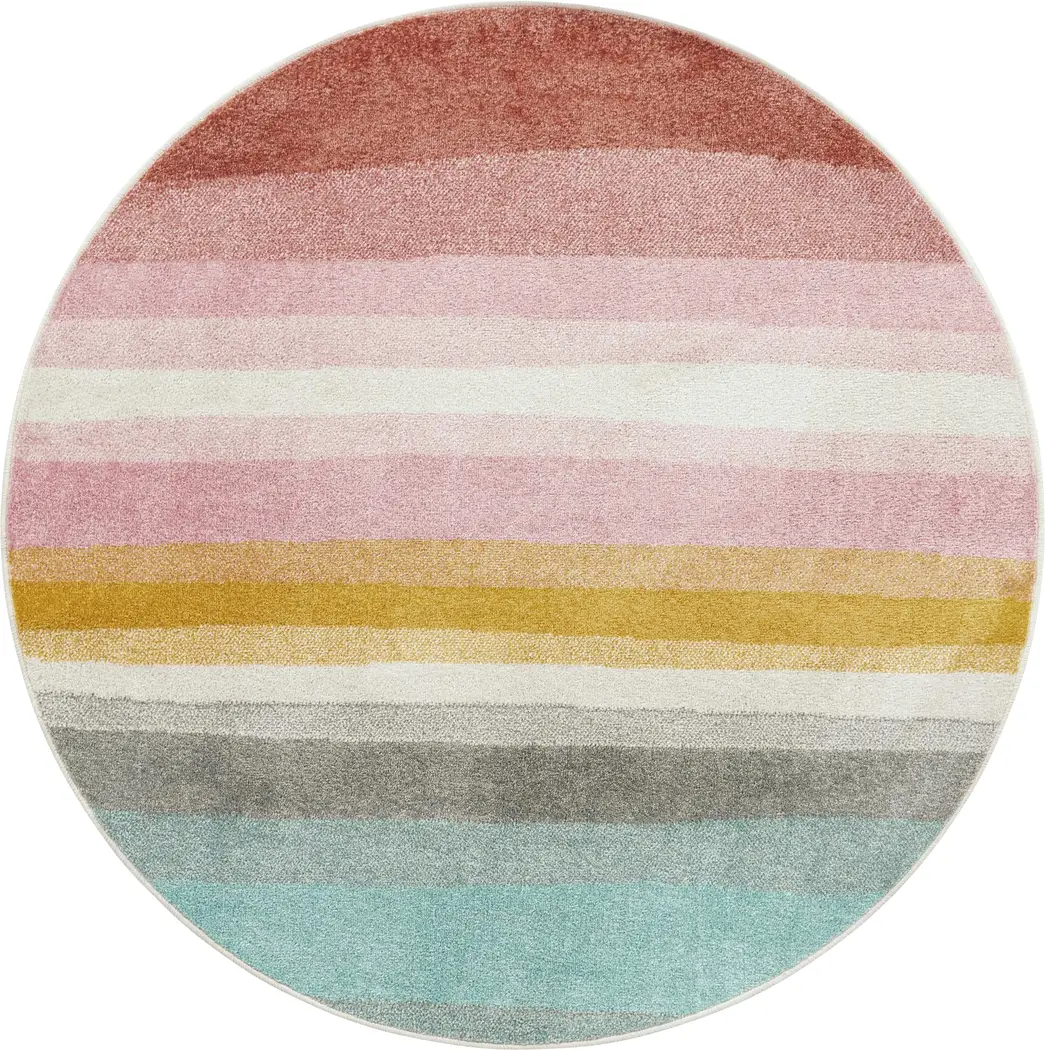 Kids Rainwares Multi 5'3 Round Rug - Thumbnail - Image 1