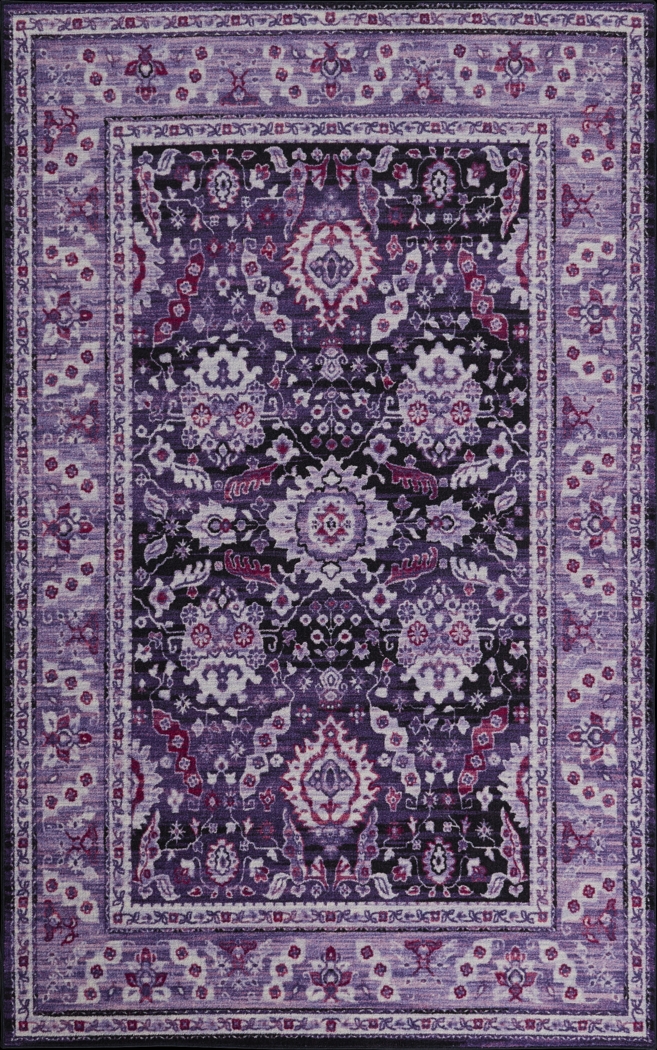 Kids Ravenwell Purple 5' x 8' Rug - Thumbnail - Image 1