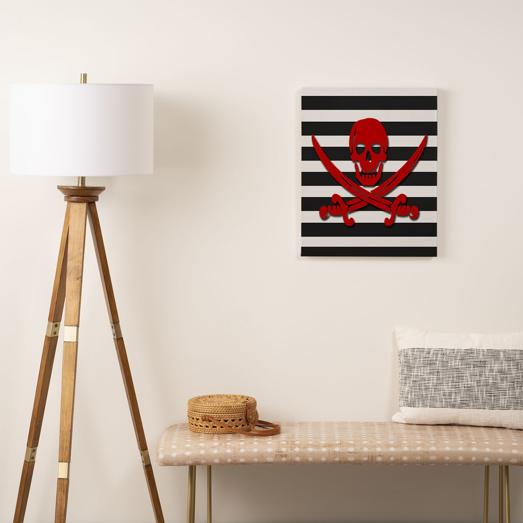 Kids Red Pirate II White Artwork - Thumbnail - Image 2