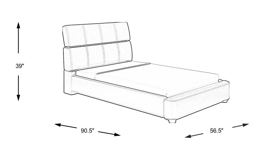 Dimension Image. Please refer to the Dimension Tab on this page for dimension details.
