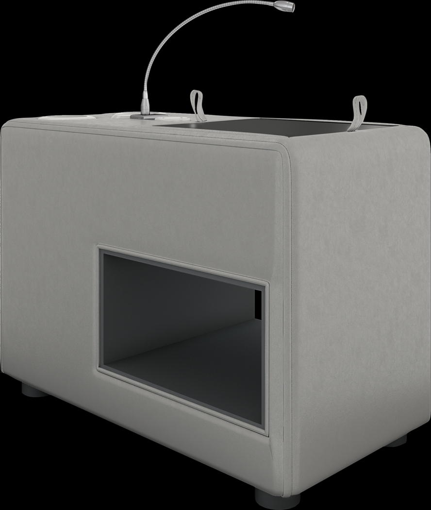 Kids ReGen™ Recharged Gray Full Bed with Nightstand, Bookcase and Lounger - Thumbnail - Image 3