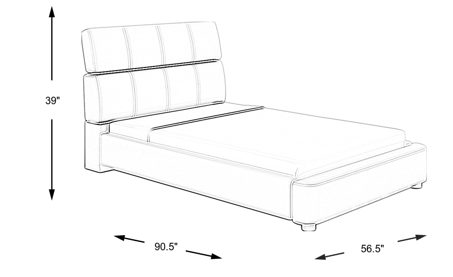 Dimension Image. Please refer to the Dimension Tab on this page for dimension details.