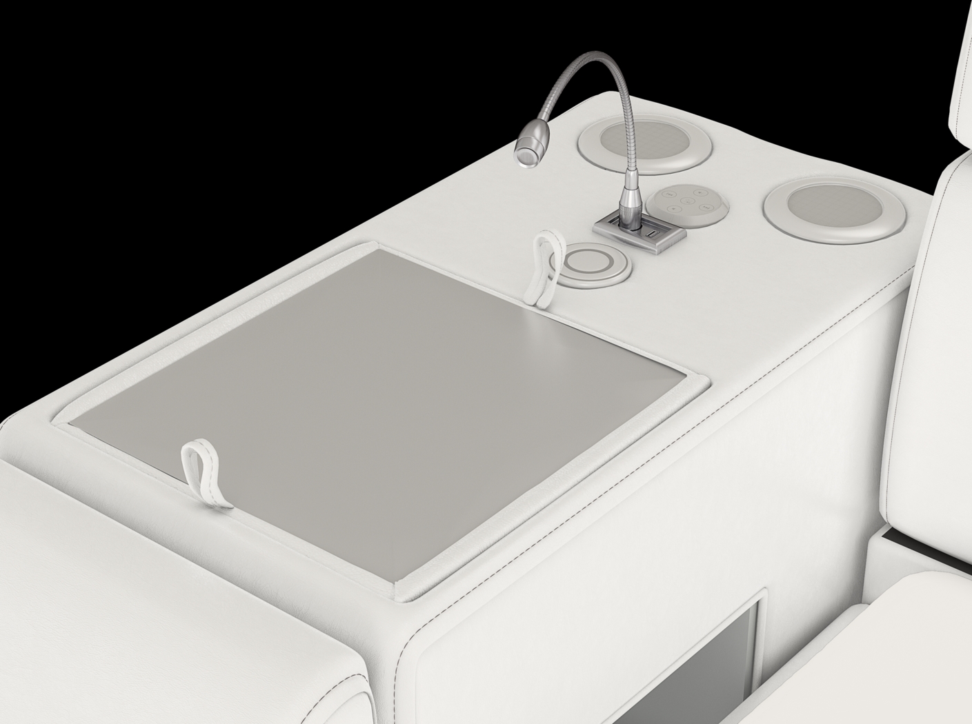 Kids Modern Colors Pink 8 Pc Bedroom with Recharged White Twin Bed, Nightstand, Lounger, Bookcase - Thumbnail - Image 6