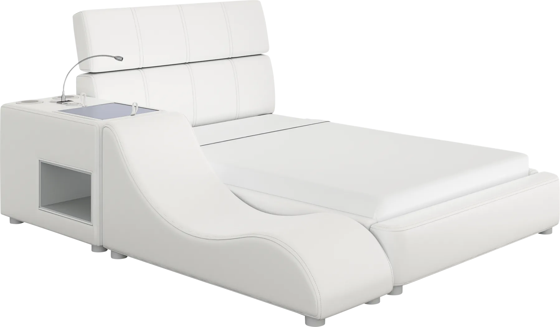 Kids reGen™ Recharged White 5 Pc Full Bed with Nightstand and Lounger - Thumbnail - Image 1