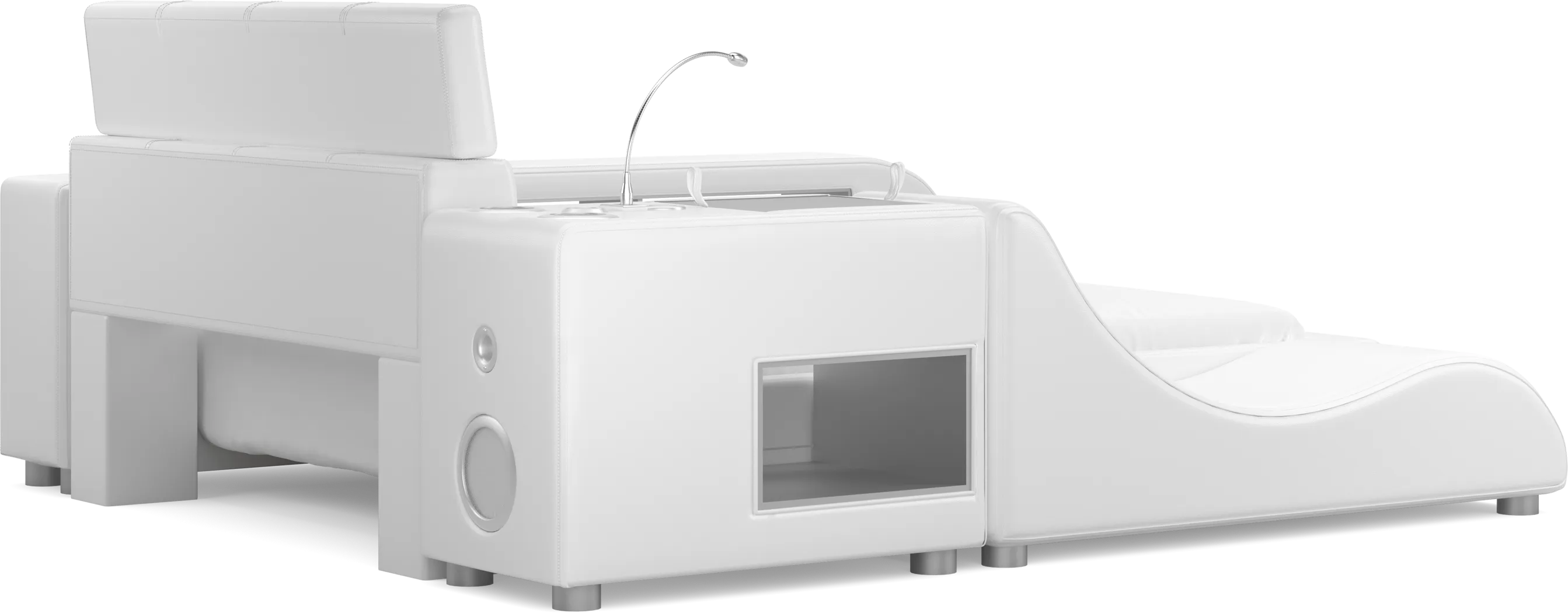 Kids reGen™ Recharged White 6 Pc Full Bed with Nightstand, Bookcase and Lounger - Thumbnail - Image 3