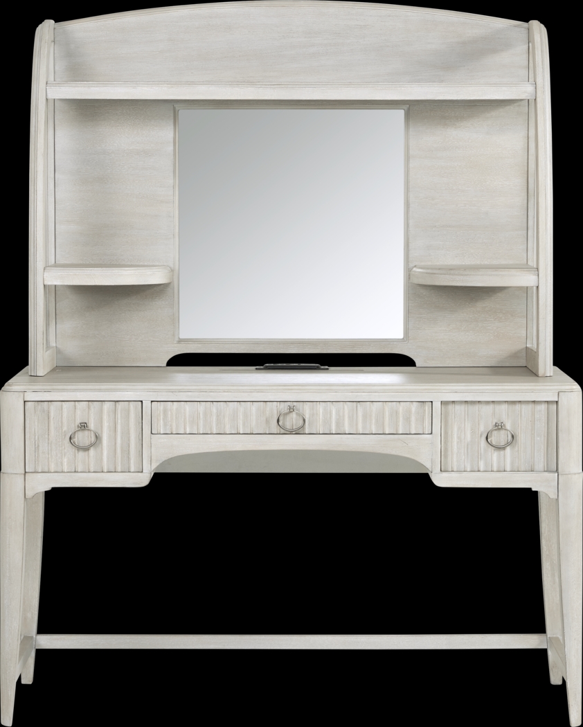 Kids reGen™ Vivien White Desk & Hutch Set - Thumbnail - Image 1