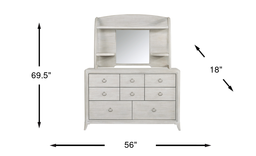 Dimension Image. Please refer to the Dimension Tab on this page for dimension details.