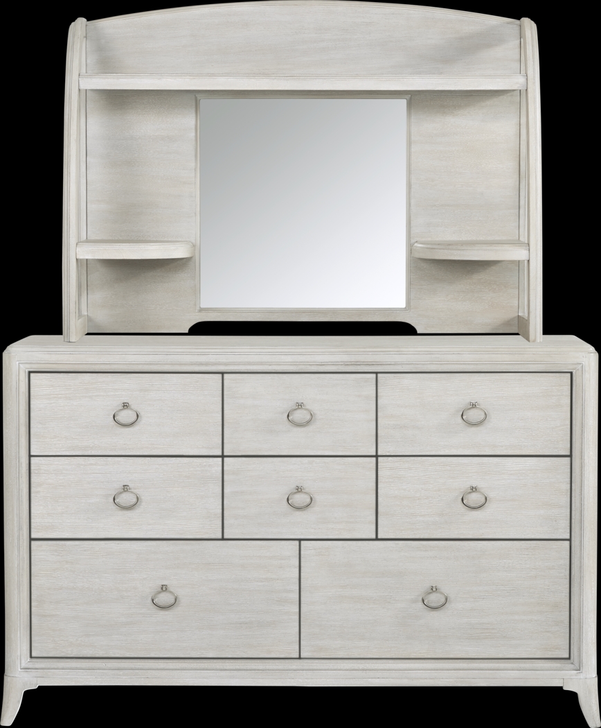 Kids reGen™ Vivien White Dresser & Hutch Set - Thumbnail - Image 1