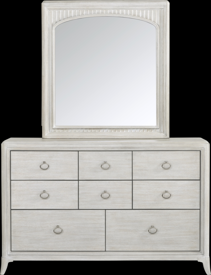 Kids reGen™ Vivien White Dresser & Mirror Set - Thumbnail - Image 1