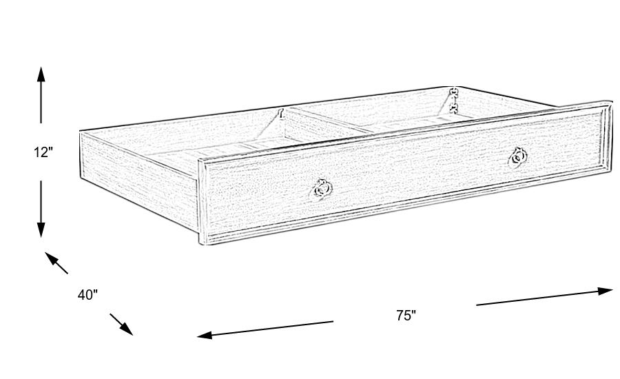 Dimension Image. Please refer to the Dimension Tab on this page for dimension details.