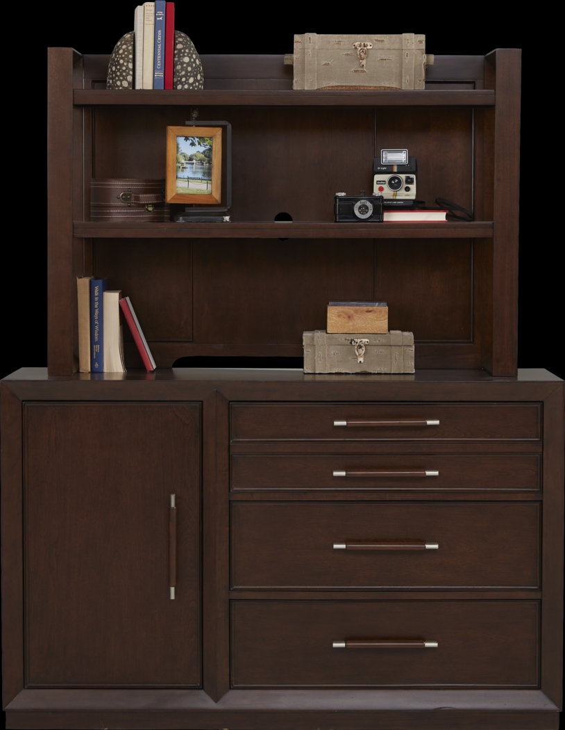 Kids reGen™ Zaine Brown Cherry Dresser & Hutch Set - Thumbnail - Image 1