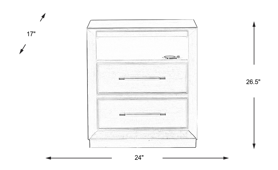 Dimension Image. Please refer to the Dimension Tab on this page for dimension details.