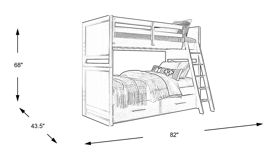 Dimension Image. Please refer to the Dimension Tab on this page for dimension details.