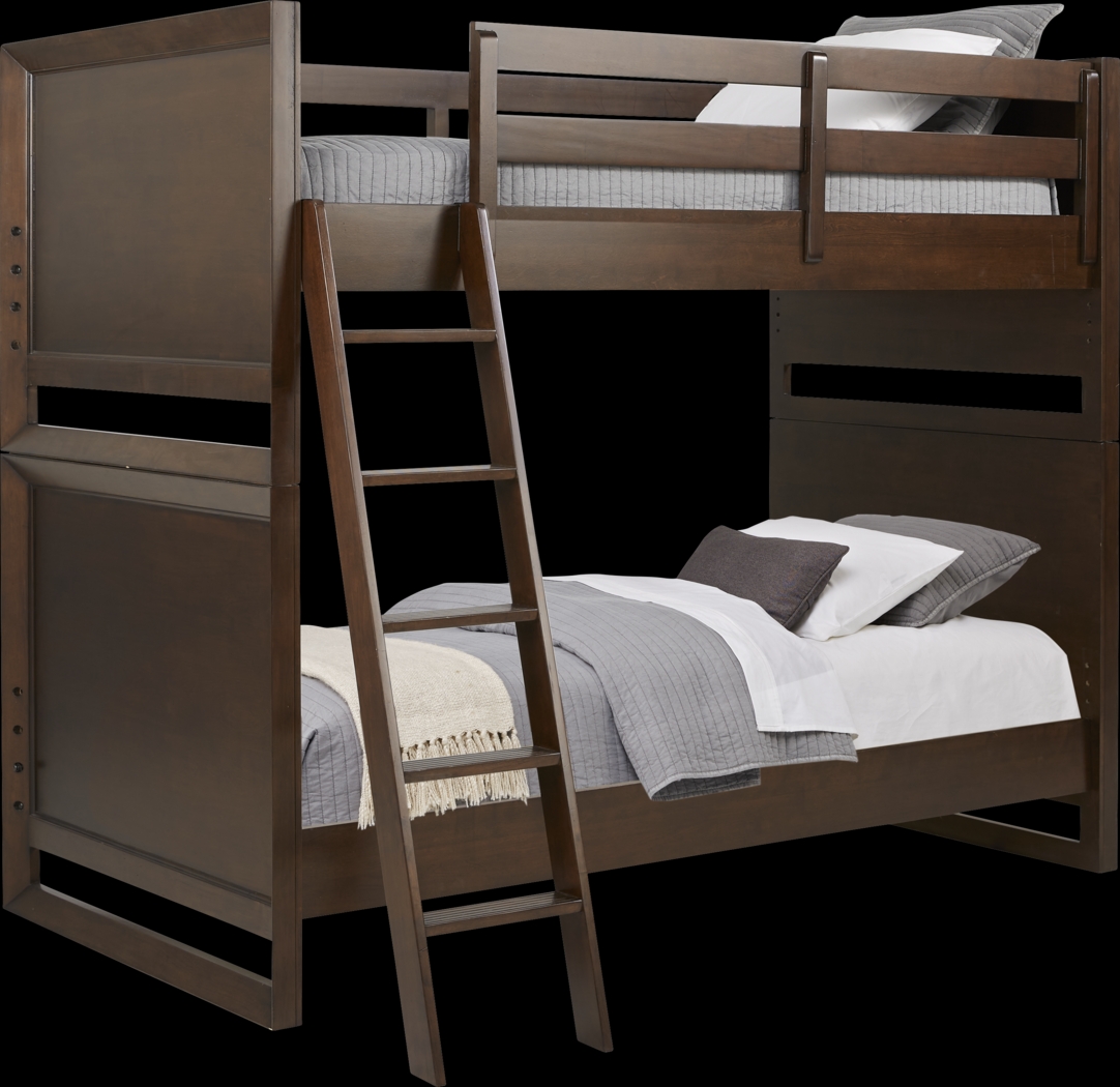 Kids reGen™ Zaine Brown Cherry Twin/Twin Bunk - Thumbnail - Image 1