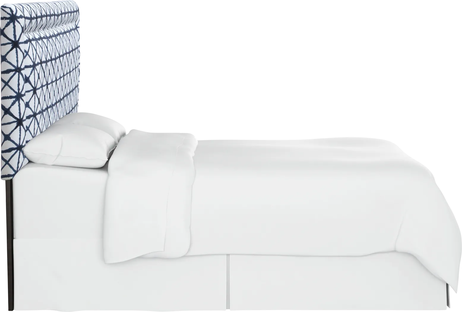 Kids Rhombusland Blue Twin Upholstered Headboard - Thumbnail - Image 3