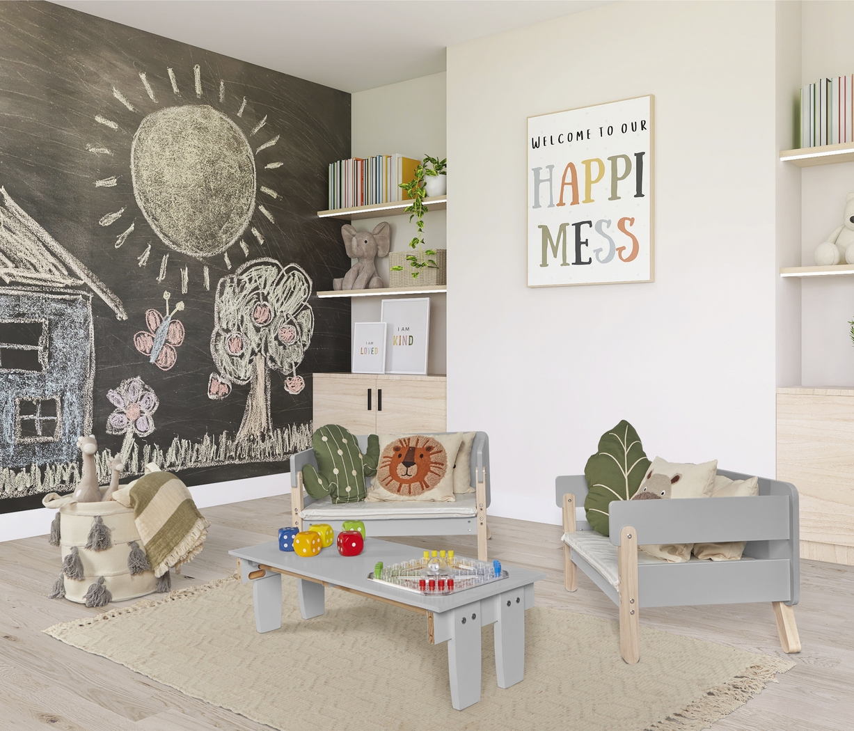 Kids Rhysa Gray Toddler Bed - Thumbnail - Image 3