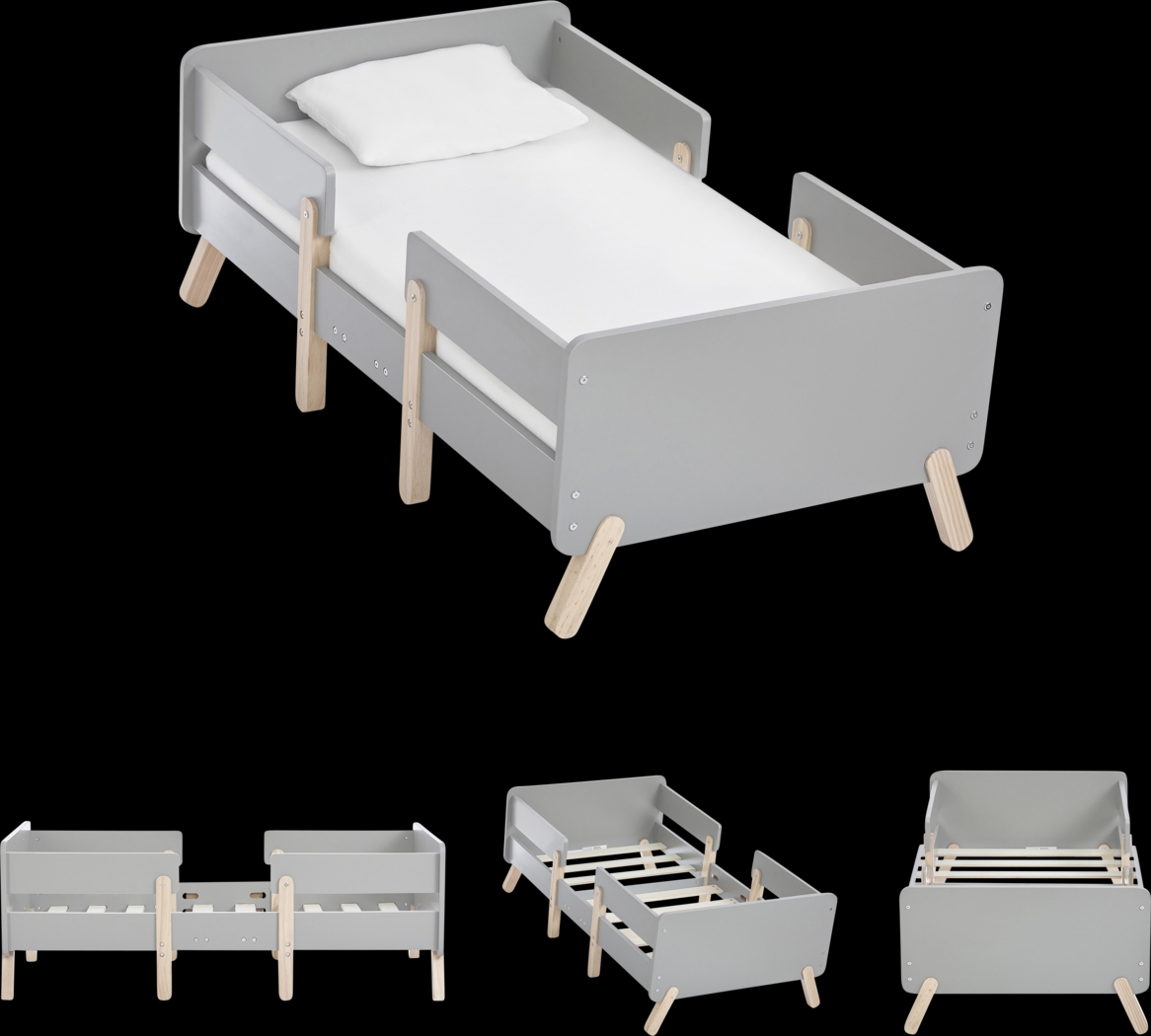 Kids Rhysa Gray Toddler Bed - Thumbnail - Image 5