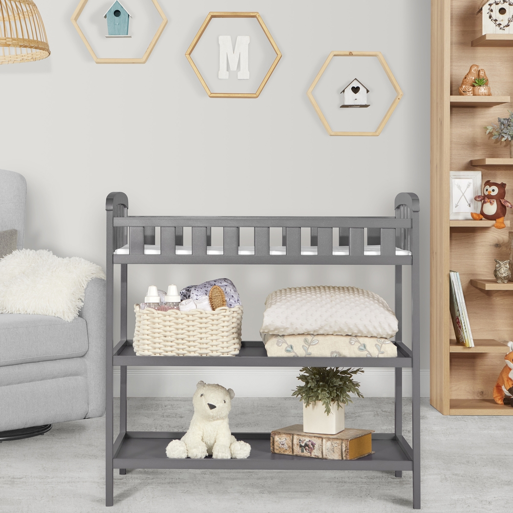 Kids Ridu Gray Changing Table - Thumbnail - Image 2