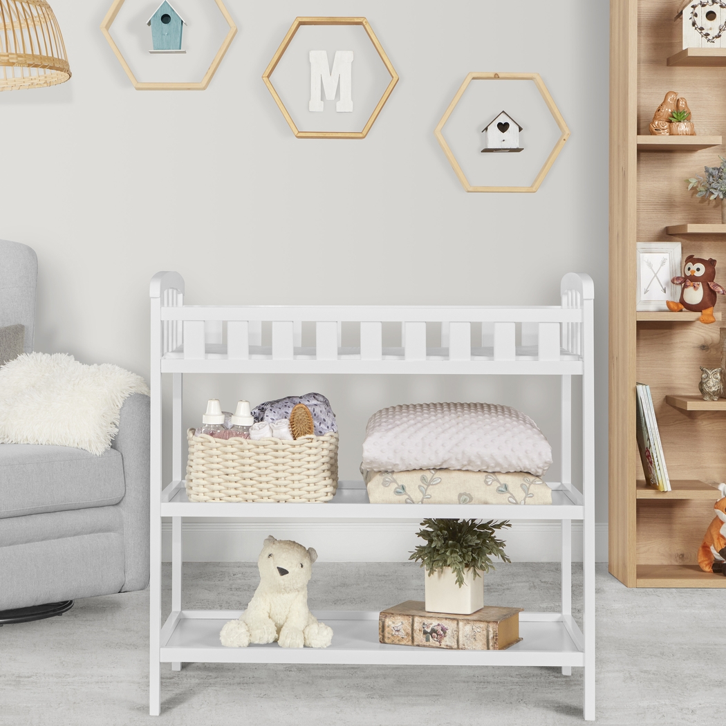 Kids Ridu White Changing Table - Thumbnail - Image 2