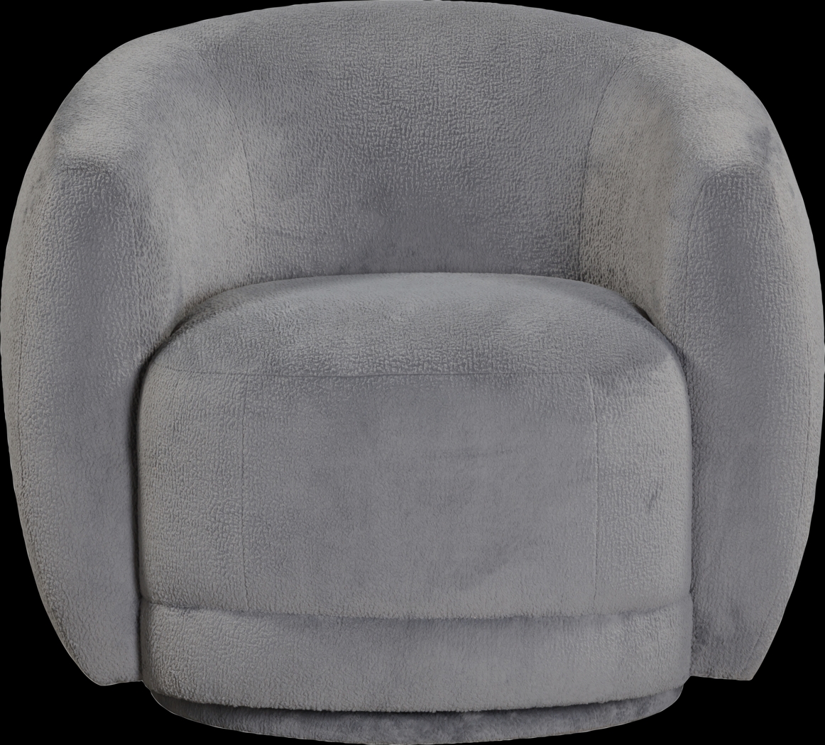 Kids Ripley Gray Swivel Chair - Thumbnail - Image 2