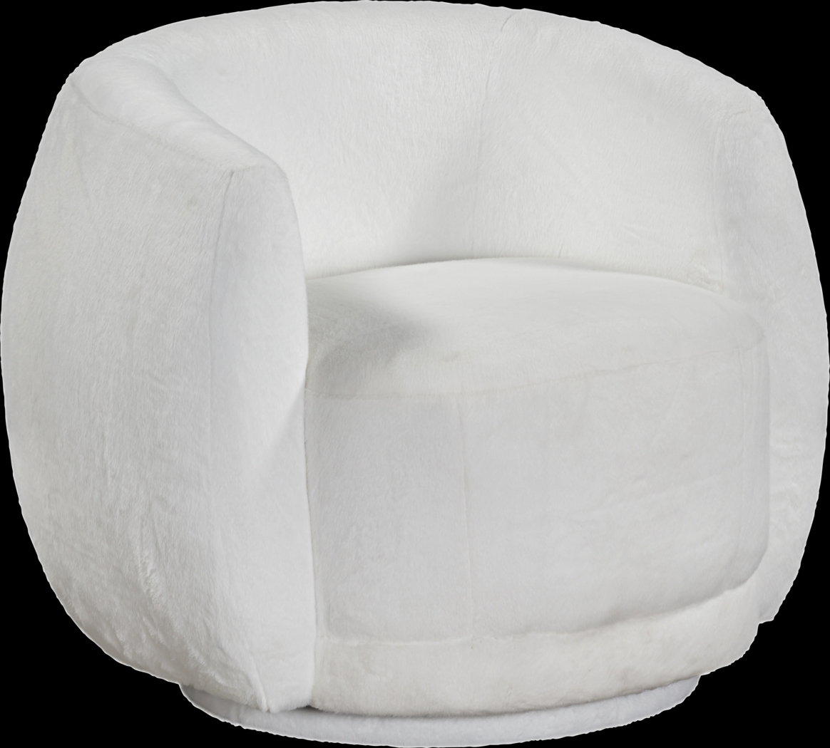 Kids Ripley White Swivel Chair - Thumbnail - Image 1