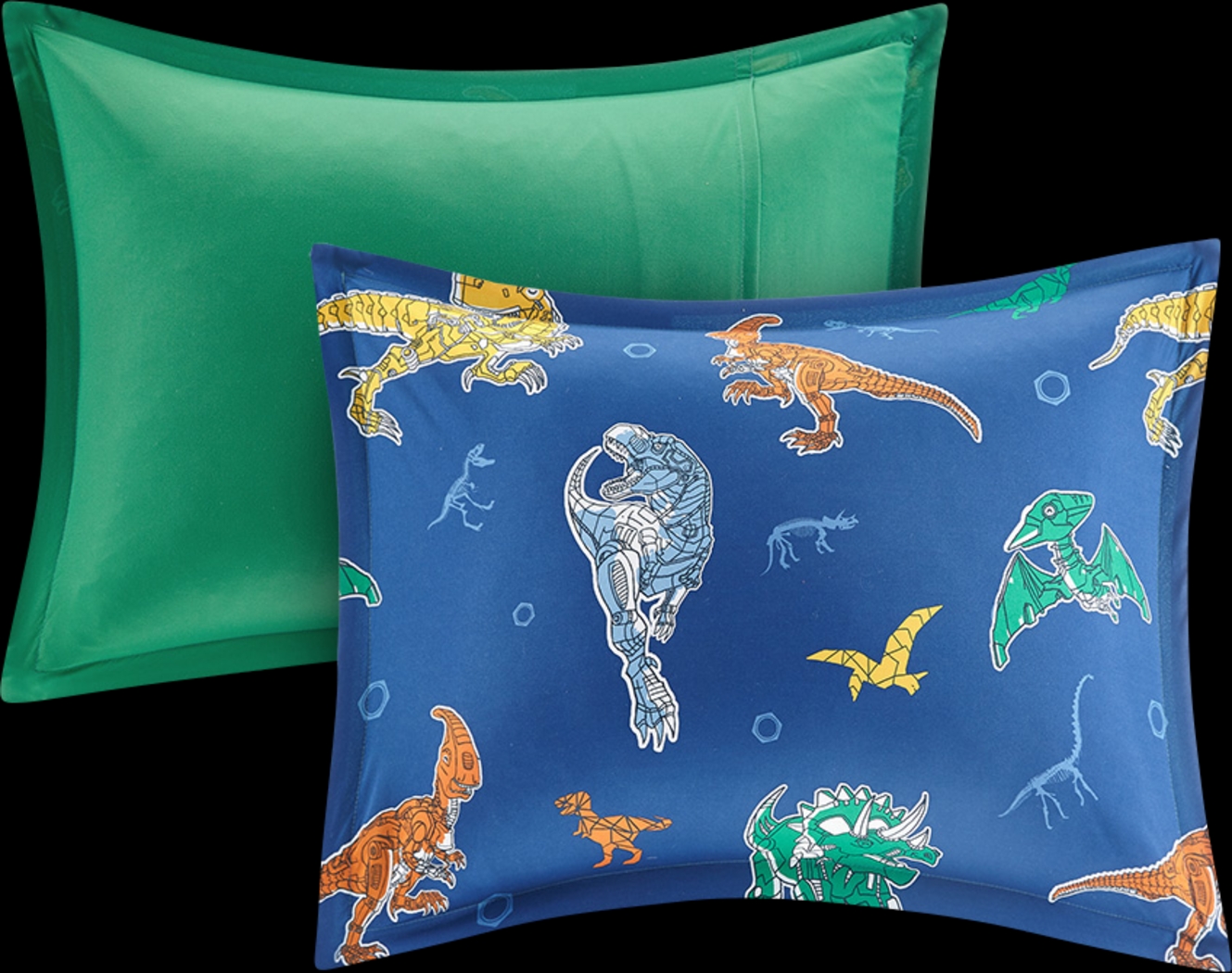 Kids Roar-A-Saurus Blue 8 Pc Full Comforter Set - Thumbnail - Image 4