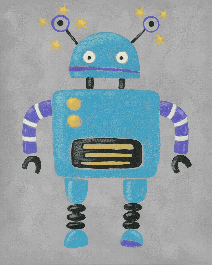 Kids Robo Leader I Blue Artwork - Thumbnail - Image 1