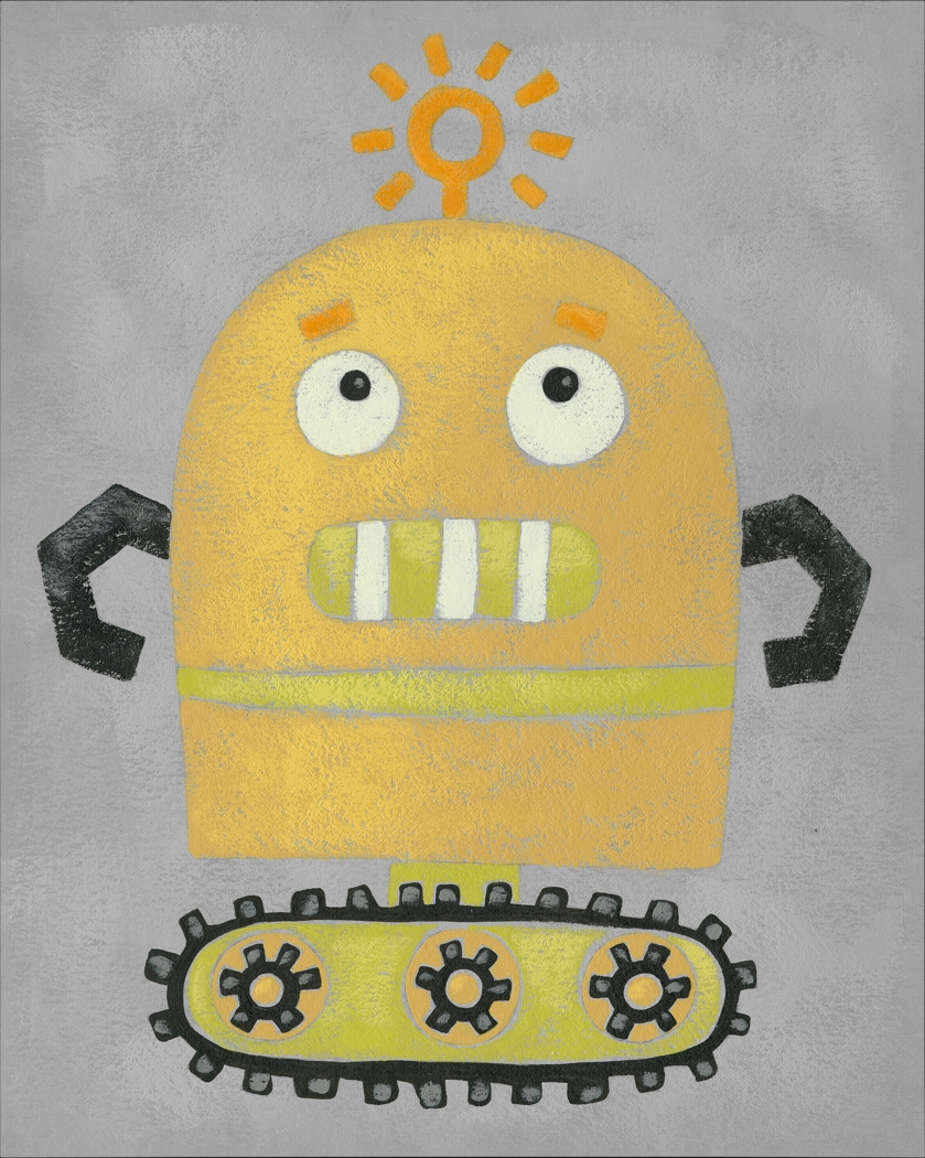 Kids Robo Leader II Orange Artwork - Thumbnail - Image 1