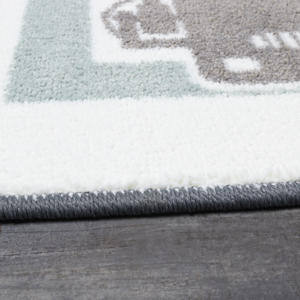 Kids Robo Squad White 5' x 8' Rug - Thumbnail - Image 3