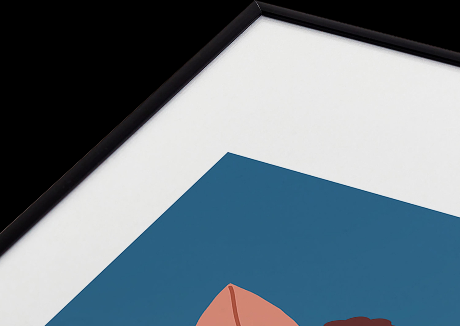 Kids Rolling To The Beach Blue Metal Framed Print - Thumbnail - Image 3