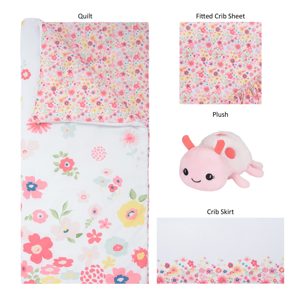 Kids Ronja Pink 4 Pc Baby Bedding Set - Thumbnail - Image 3