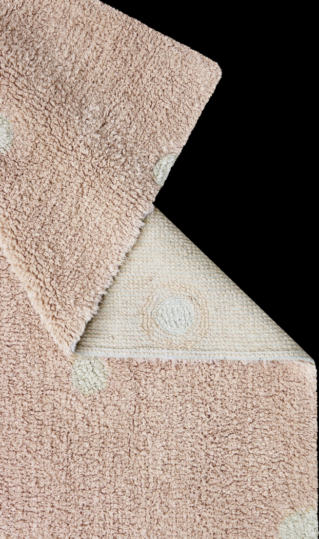 Kids Rose 3'3 x 4'11 Mini Dot Machine Washable Rug - Thumbnail - Image 4