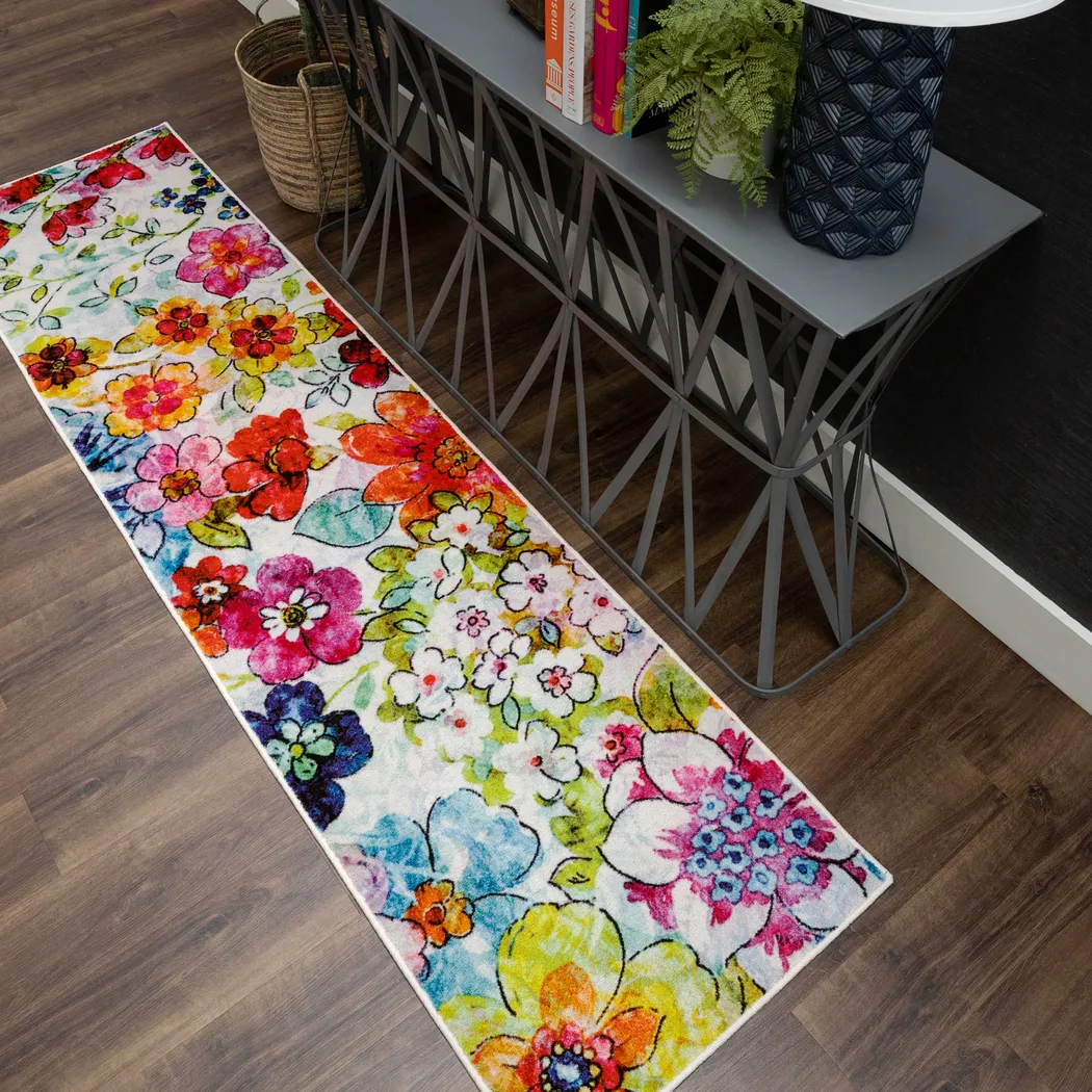 Kids Rosegate Multi 2' x 8' Runner Rug - Thumbnail - Image 2
