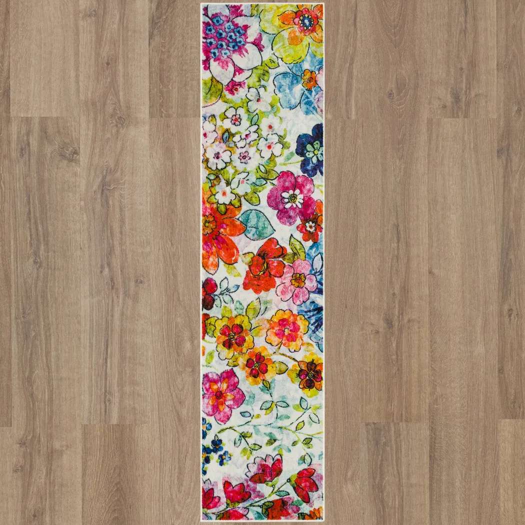 Kids Rosegate Multi 2' x 8' Runner Rug - Thumbnail - Image 4