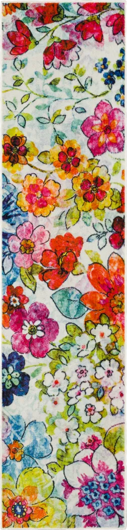 Kids Rosegate Multi 2' x 8' Runner Rug - Thumbnail - Image 1