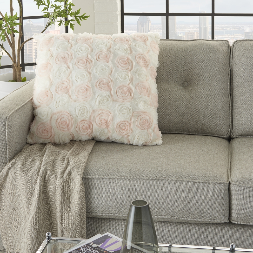 Kids Roses are Pink Accent Pillow - Thumbnail - Image 4