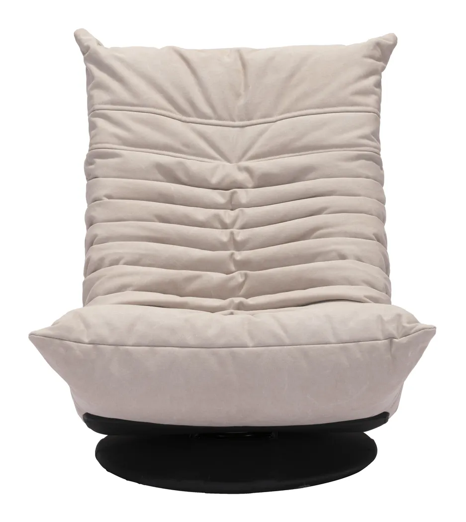 Kids Rowey Beige Swivel Chair - Thumbnail - Image 7