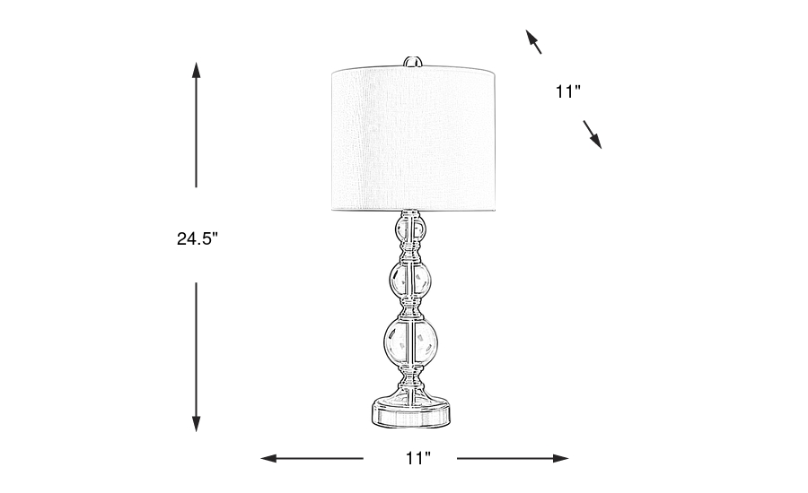 Dimension Image. Please refer to the Dimension Tab on this page for dimension details.