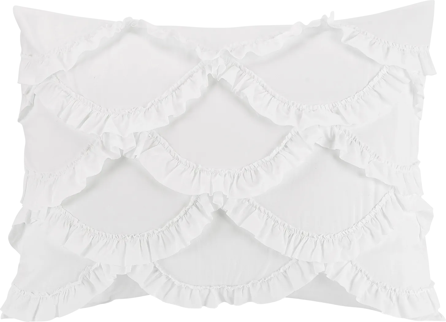 Kids Ruffled Dreams White 4 Pc Full/Queen Comforter Set - Thumbnail - Image 3