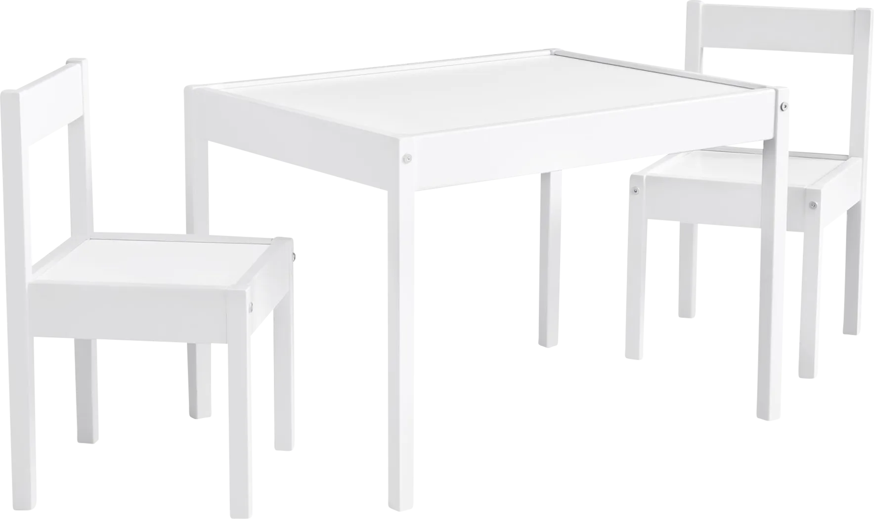 Kids Rylin White Toddler Table Set - Thumbnail - Image 1