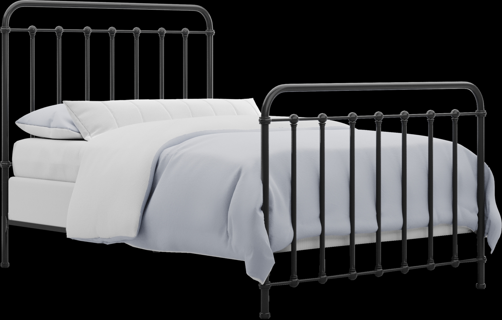 Kids Canyon Lake Java Bedroom with Saddlerock Dark Gray Full Metal Bed - Thumbnail - Image 2