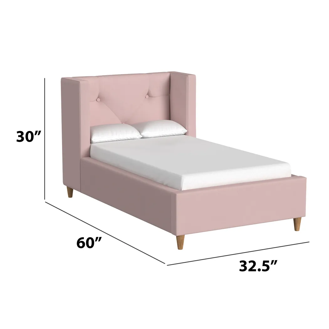 Kids Salso Pink Toddler Bed - Thumbnail - Image 3