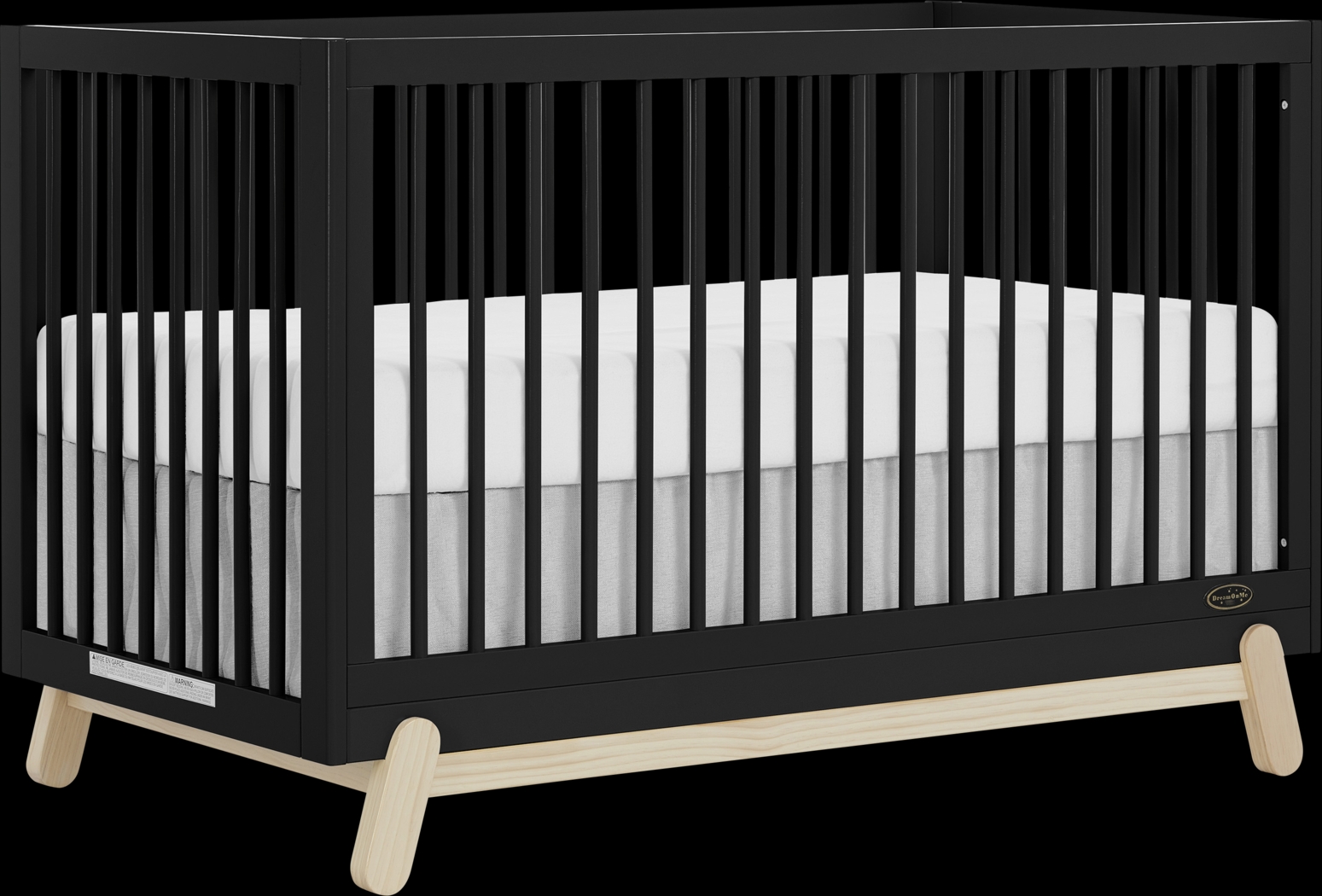 Kids Salvra Black Convertible Crib - Thumbnail - Image 6