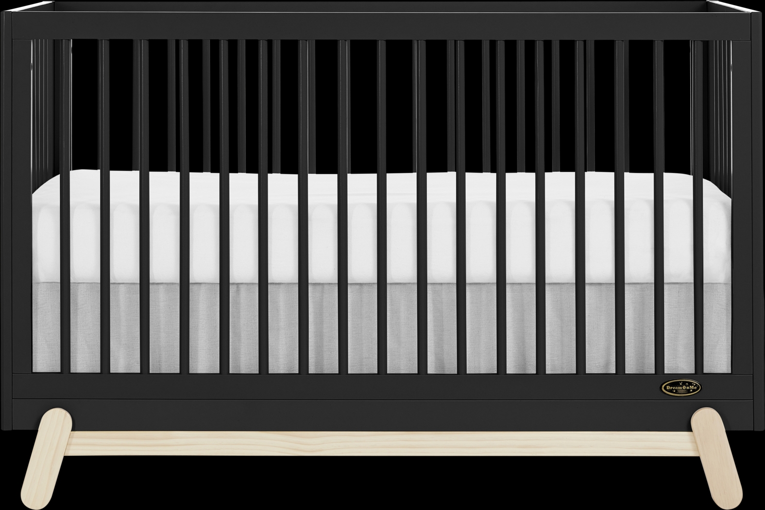 Kids Salvra Black Convertible Crib - Thumbnail - Image 1