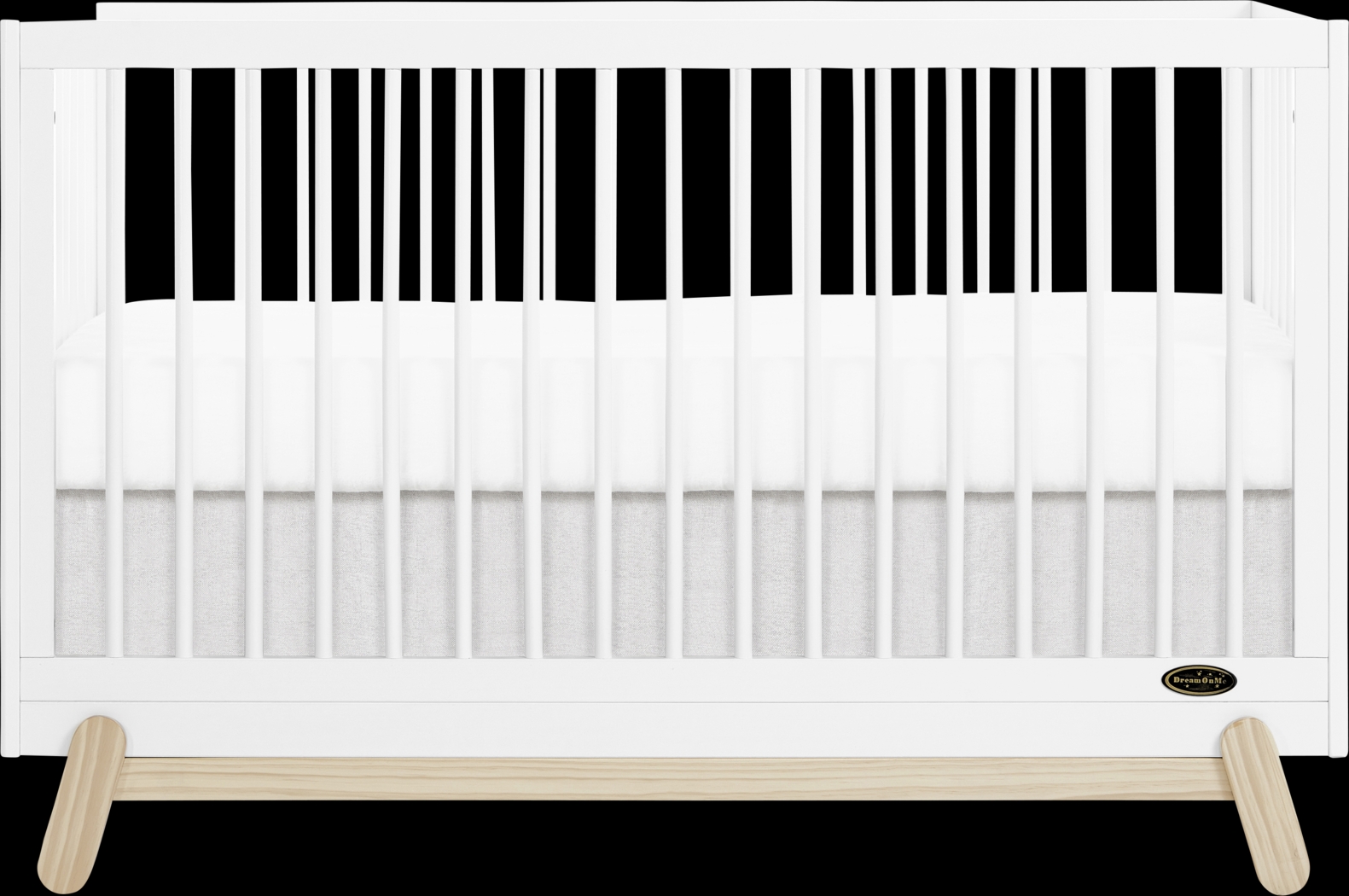 Kids Salvra White Convertible Crib - Thumbnail - Image 1