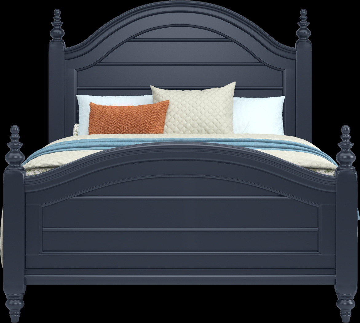 Kids San Simeon Blue Full Poster Bed - Thumbnail - Image 2